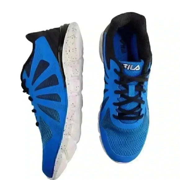 Fila Kids Fraction 2 Sneakers Size 7 Blue Lace Up - Picture 12 of 12